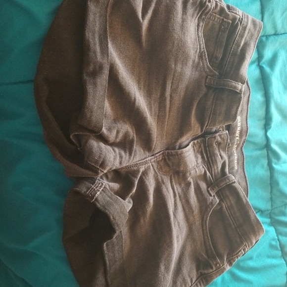 old navy boyfriend shorts size 2 dark grey - Picture 1 of 1